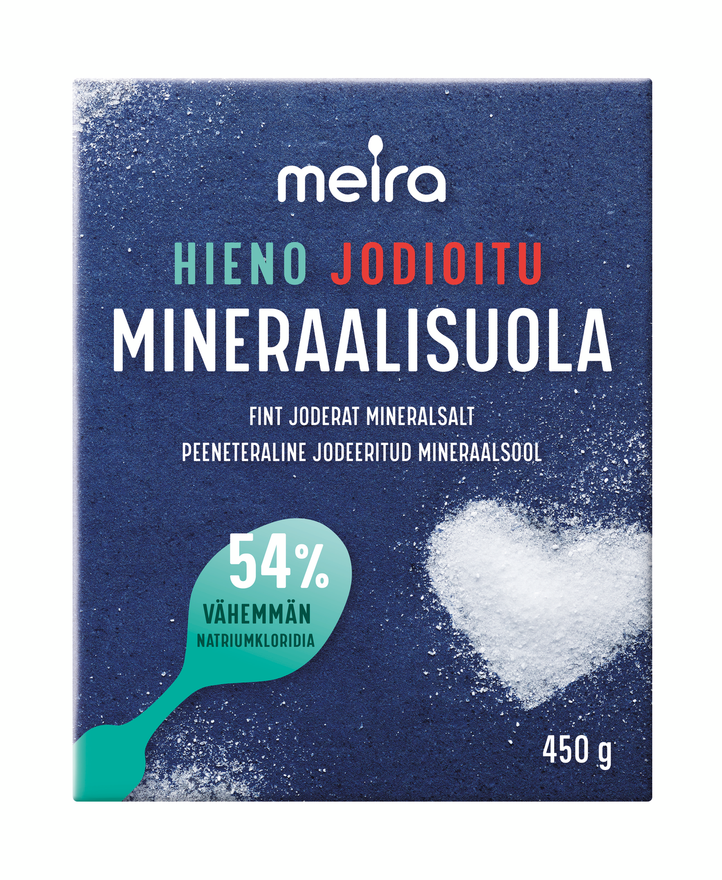 Meira Mineraalisuola 450g hieno, jodioitu. | K-Ruoka Verkkokauppa