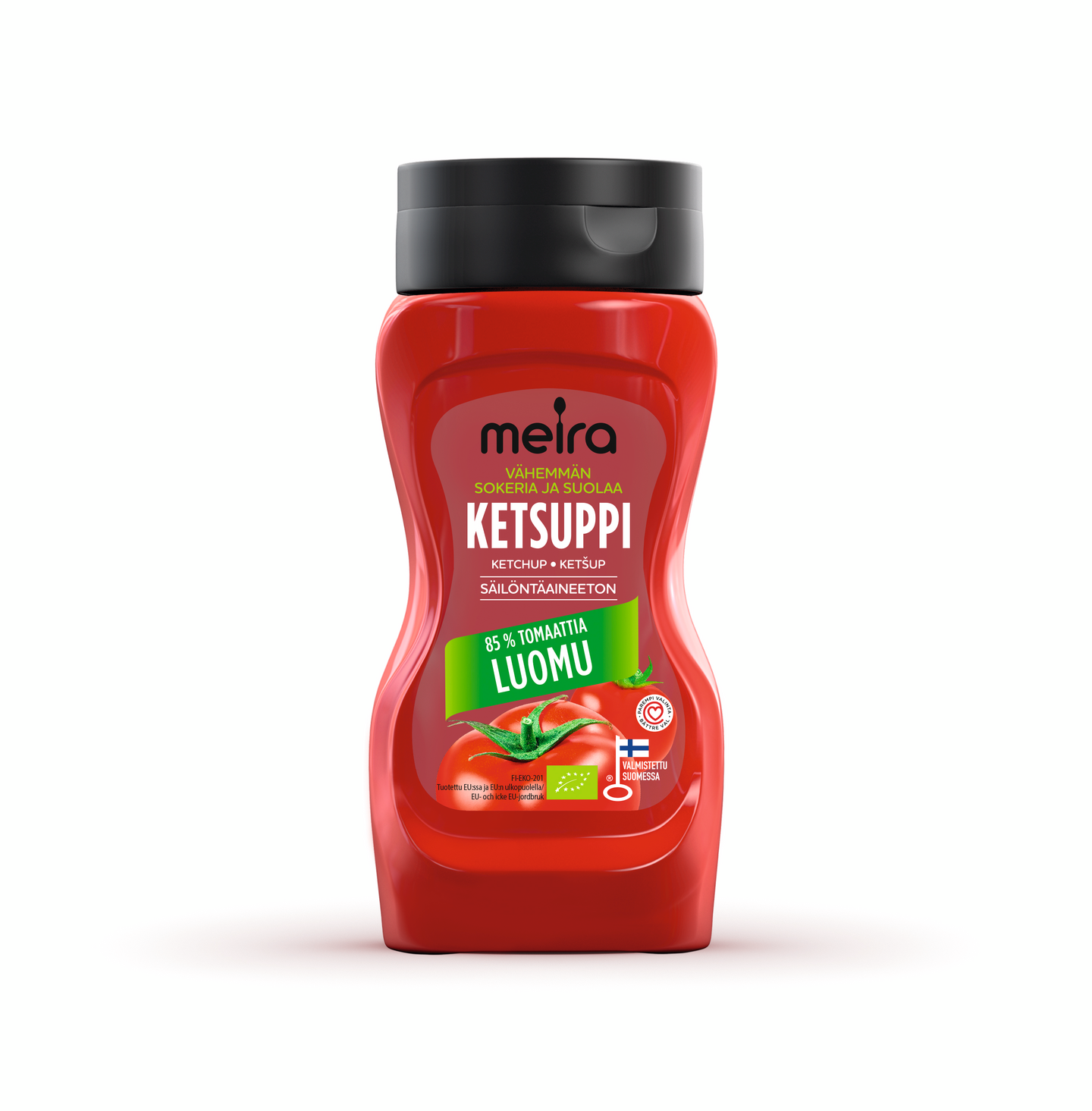 Meira Luomu ketsuppi 250g vähemmän sokeria ja suolaa