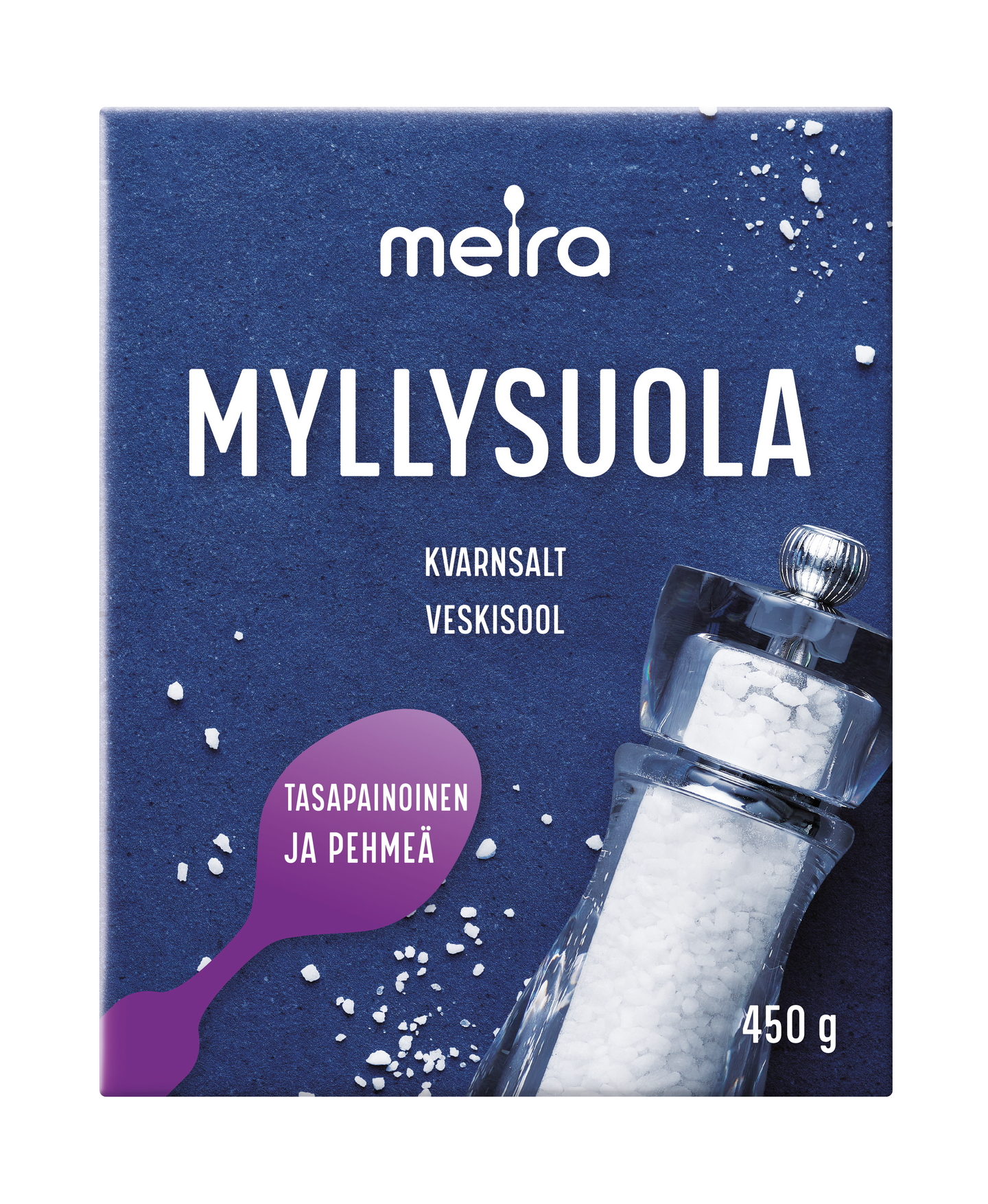 Meira Myllysuola 450g  Tasapainoinen ja pehmeä.