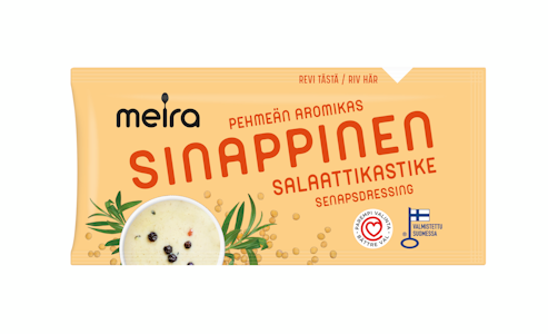 Meira sinappinen salaattikastike annospussi 10g