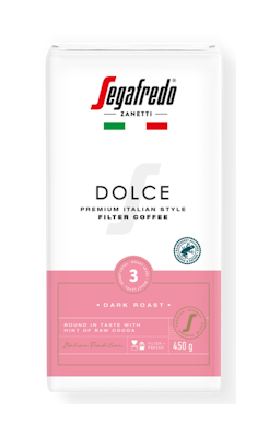Segafredo Dolce kahvi 450g suodatinjauhatus RFA