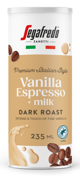 Segafredo maitokahvijuoma 0,235l vanilla espresso
