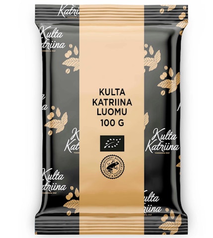 Kulta Katriina Luomu hieno jauhatus kahvi RFA 44x100g