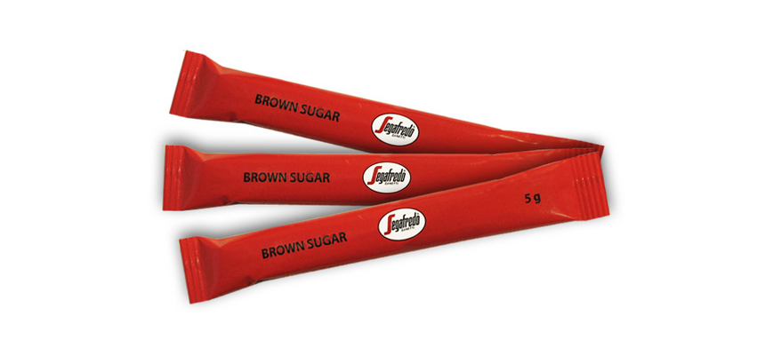 Segafredo ruskea sokeri 5g 500kpl