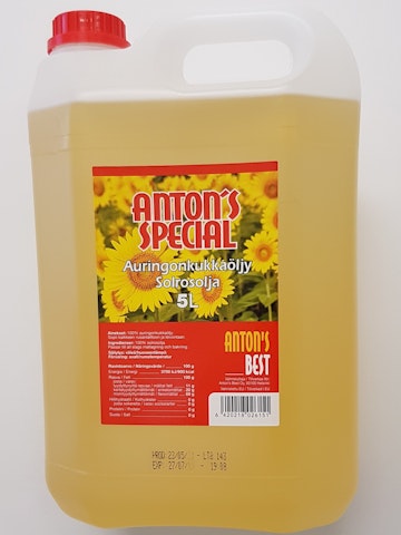 Anton's Special Auringonkukkaöljy 5L