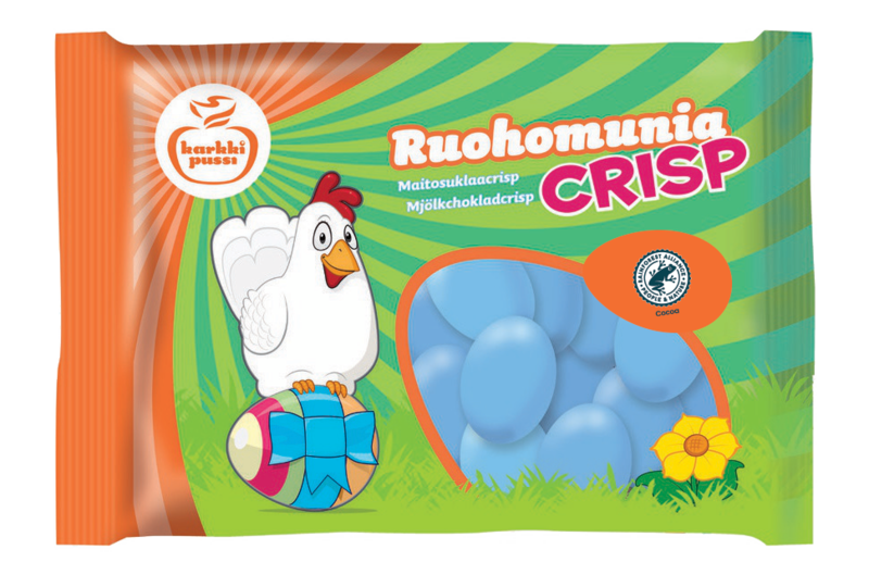 Karkkipussi Ruohomunia crisp 88g