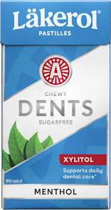 Läkerol Dents menthol ksylitolipastilli 36g