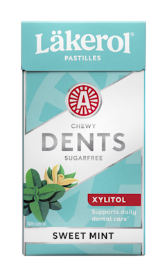 Läkerol dents sweetmint ksylitolipastilli 36g