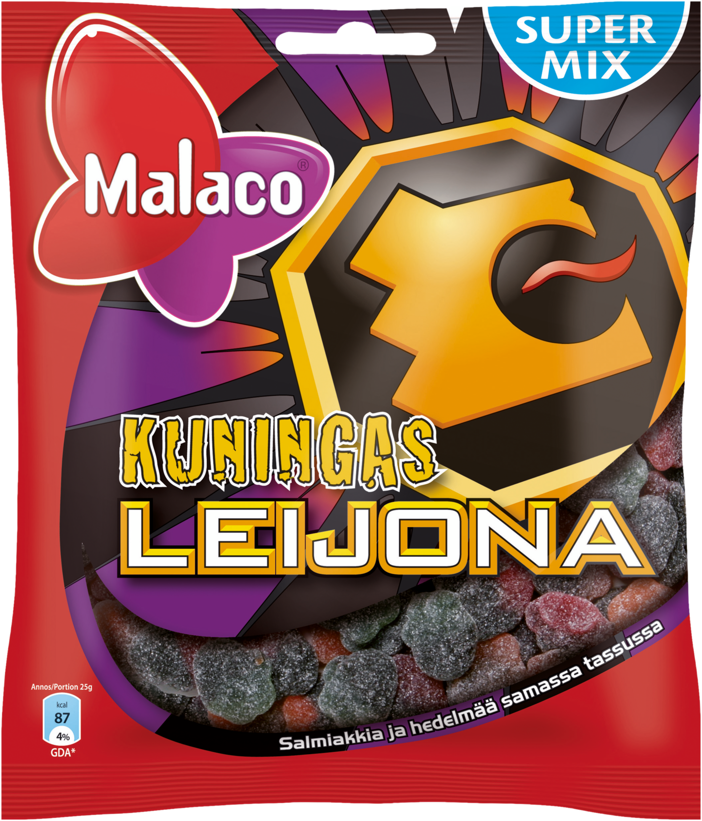 Leijona 300g Kuningas Supermix pussi