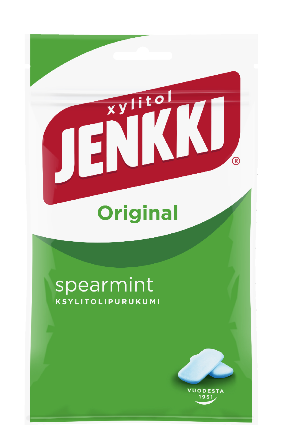 Jenkki Original Spearmint ksylitolipurukumi 100g QPA