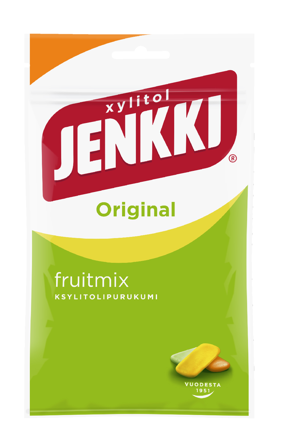 Jenkki Original fruit mix ksylitolipurukumi 100g