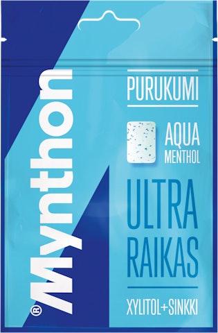 Mynthon fresh breath ksylitolipurukumi aqua menthol 44g