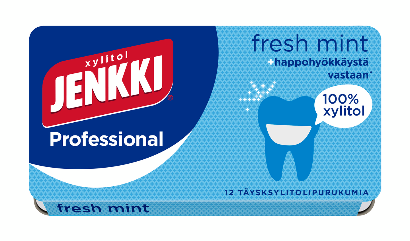 Jenkki pro care täysksylitolipurukumi fresh mint 17g