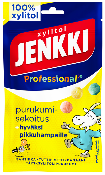 Jenkki professional jr täysksylitolipurukumi Herra Hakkarainen 75g