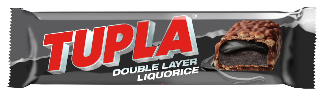 Tupla Double Layer Liquorice suklaapatukka 48g