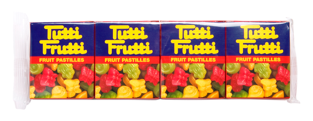 Tutti Frutti 4-pack 68g hedelmäpastilli