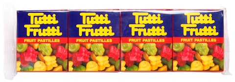 Tutti Frutti 4-pack 68g hedelmäpastilli