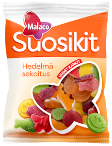 Malaco suosikit 230g hedelmä makeissekoitus