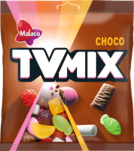 Malaco TV Mix Choco makeispussi 280g