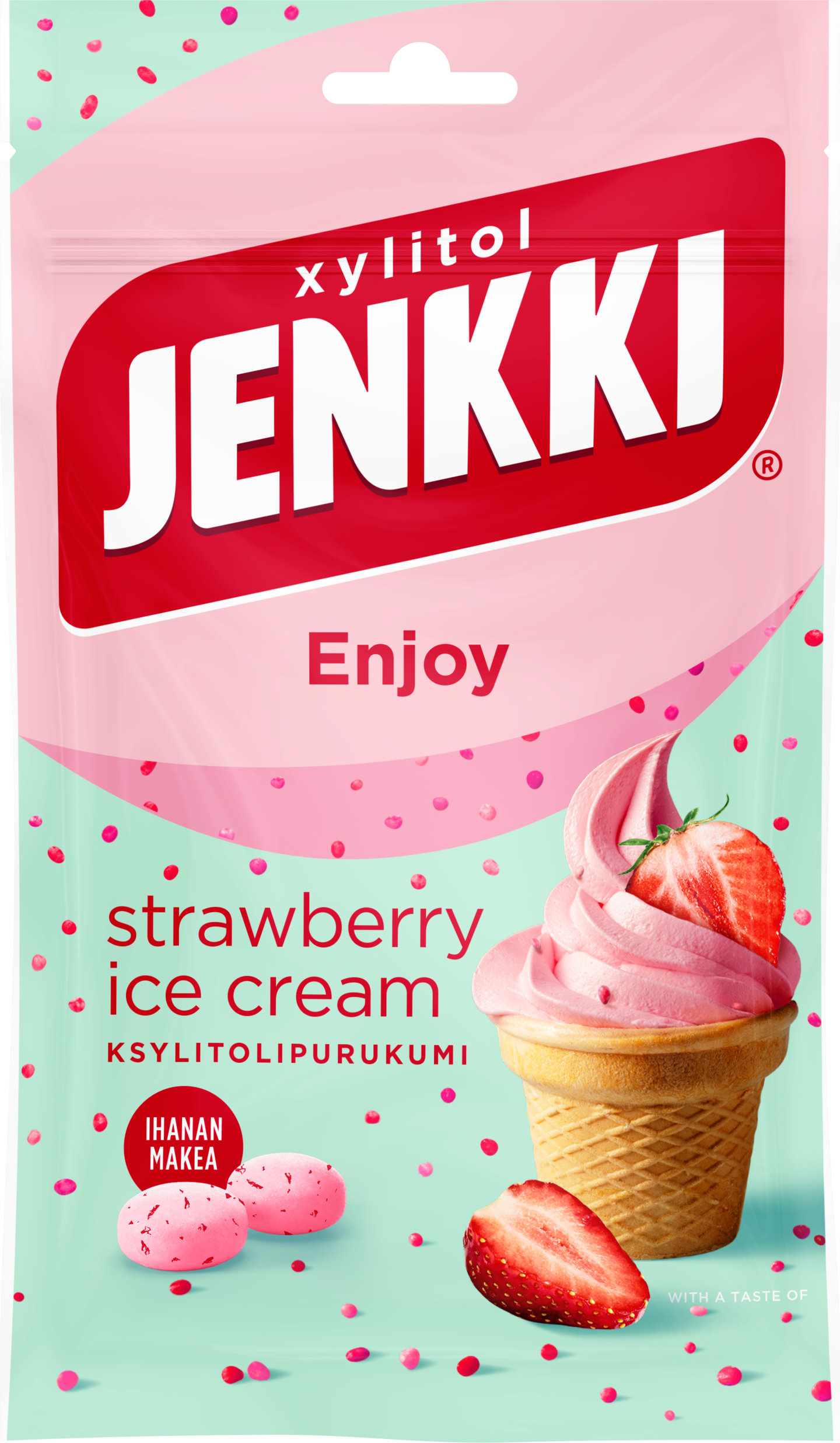 Jenkki Enjoy 70g Strawberry Ice Cream