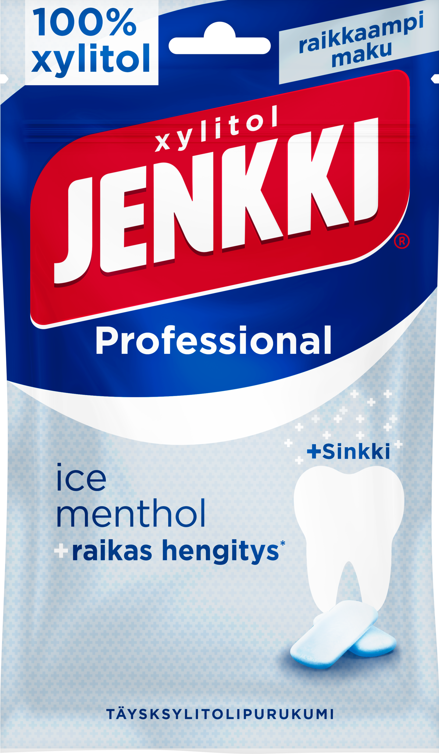 Jenkki Professional Ice Menthol 90g täysksylitolipurukumi