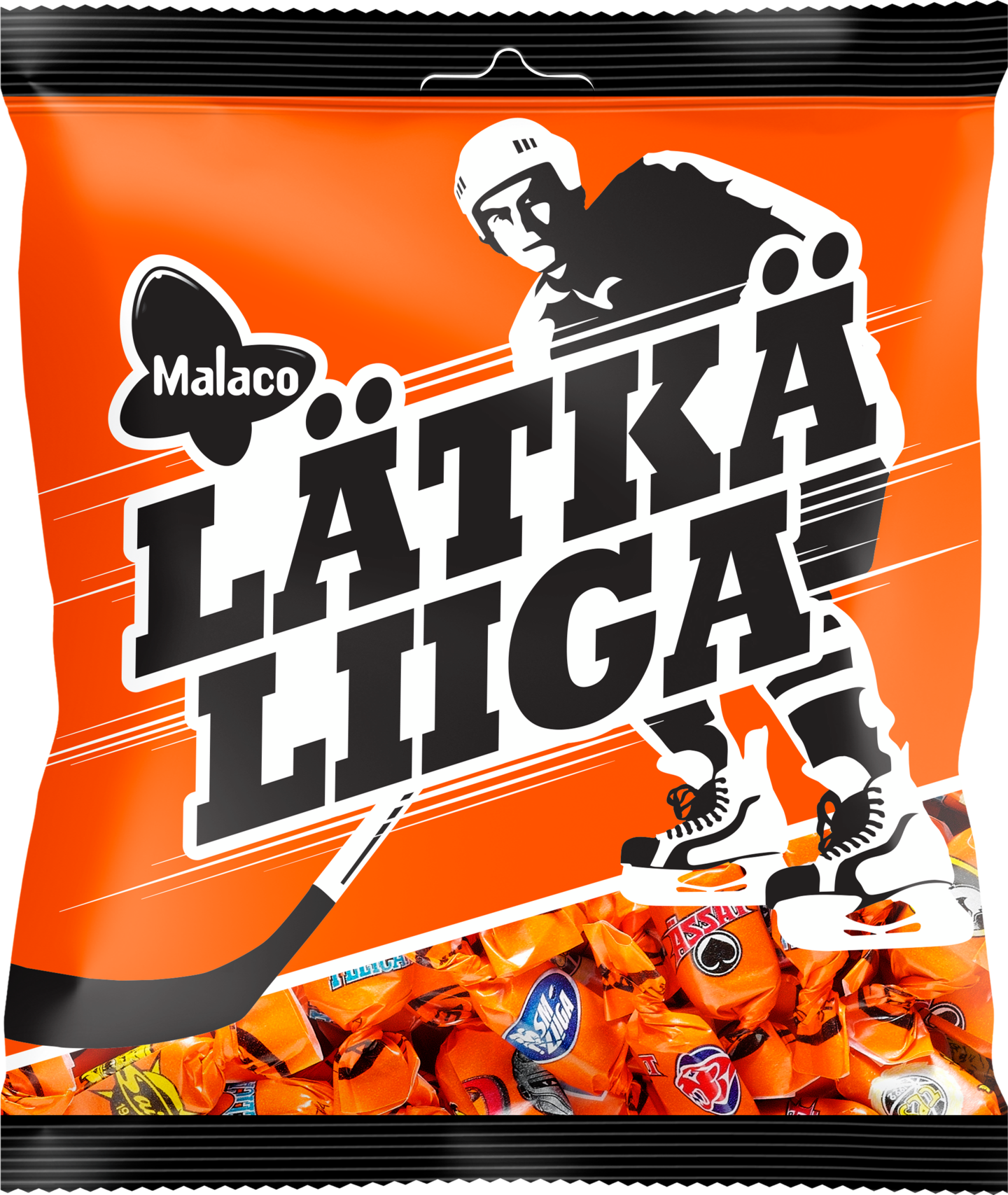 Malaco Lätkäliiga 140g makeinen