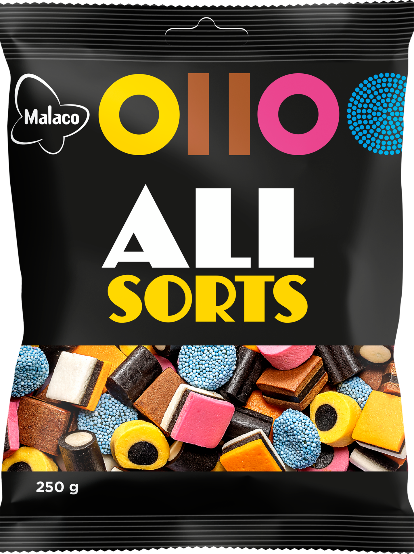 Malaco Allsorts lakritsisekoitus 250g