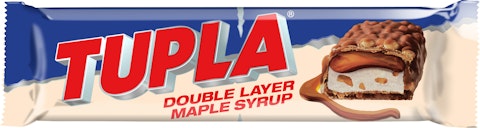 Tupla Double Layer Maple Syrup 48g suklaapatukka