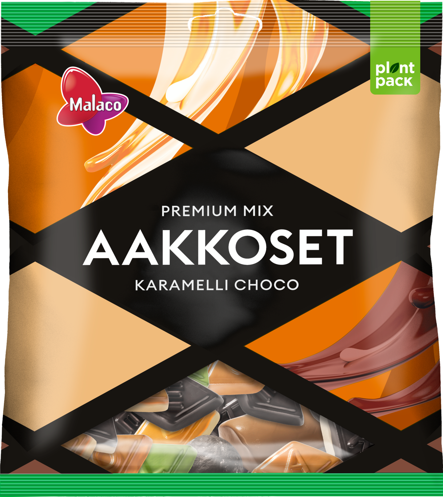 Aakkoset Karamelli Choco 290g makeissekoitus