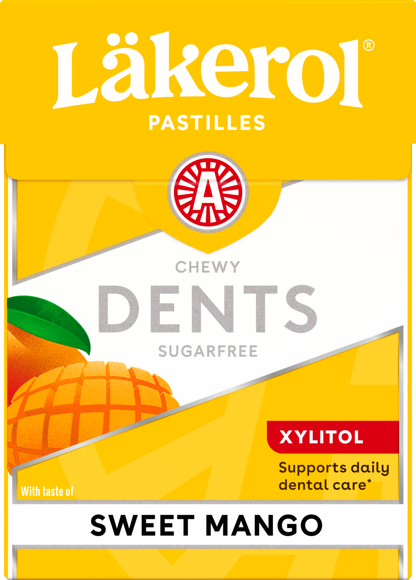 Läkerol Dents 85g Sweet mango ksylitolipastilli