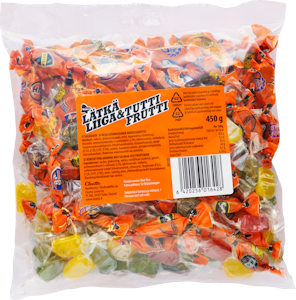 Malaco Lätkäliiga & TuttiFrutti 450g makeissekoitus