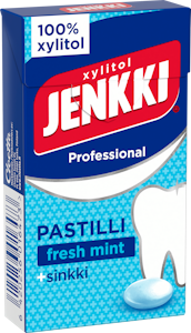 Jenkki Professional Fresh mint +sinkki täysksylitolipastilli 34g