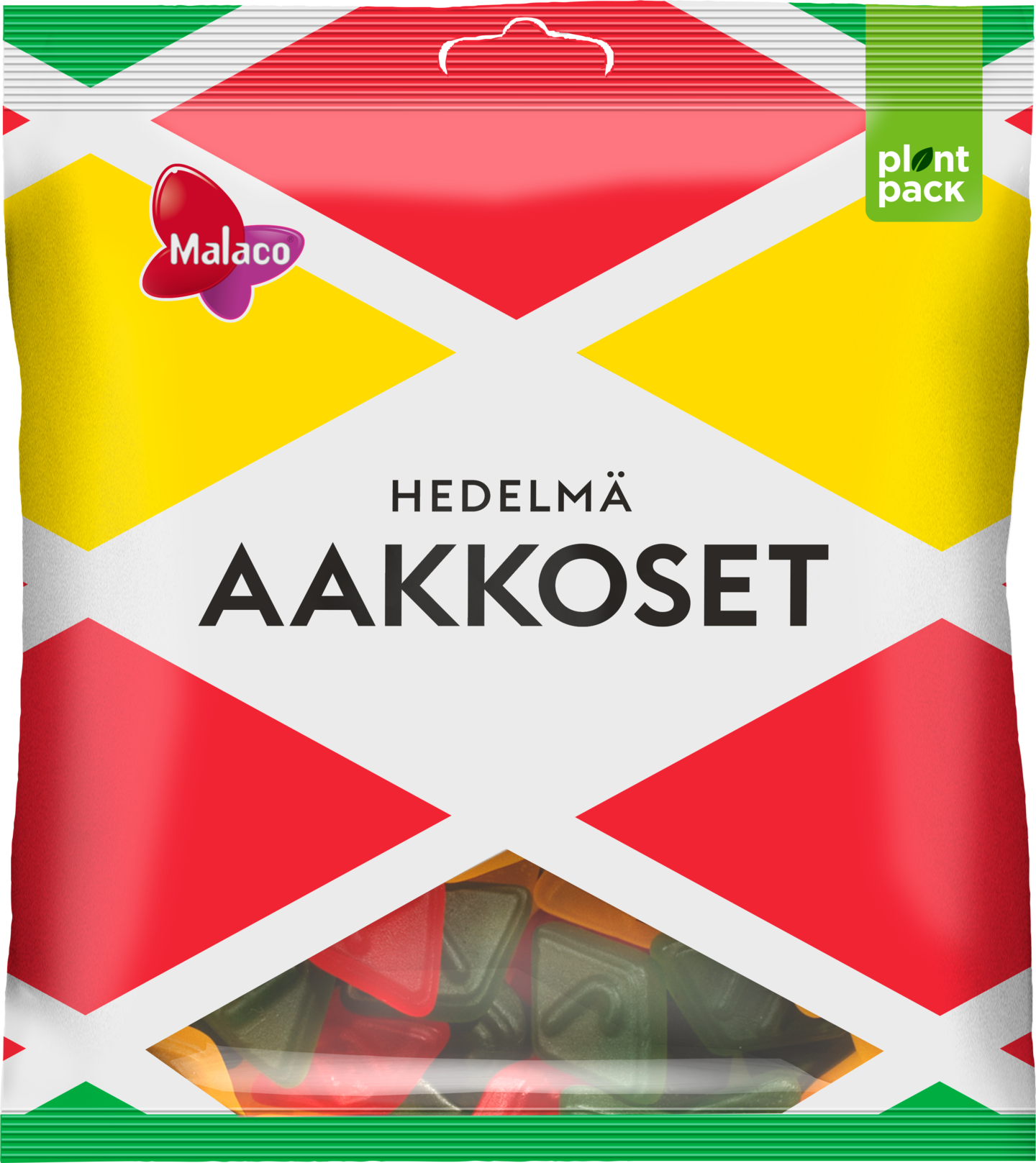 Malaco Aakkoset Hedelmä 340g makeissekoitus