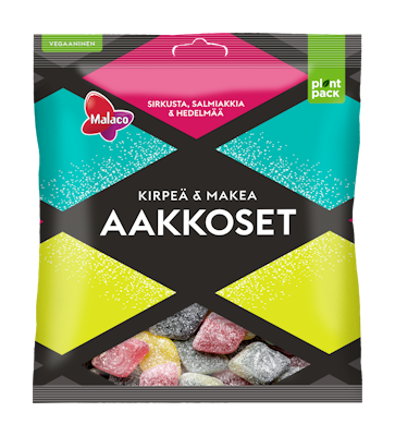 Malaco Aakkoset Kirpeä & Makea makeissekoitus 280g