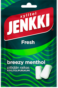 Jenkki Fresh ksylitolipurukumi 35g Breezy Menthol