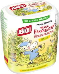 Jenkki Herra Hakkaraisen täysksylitolipastilli banaani 45g