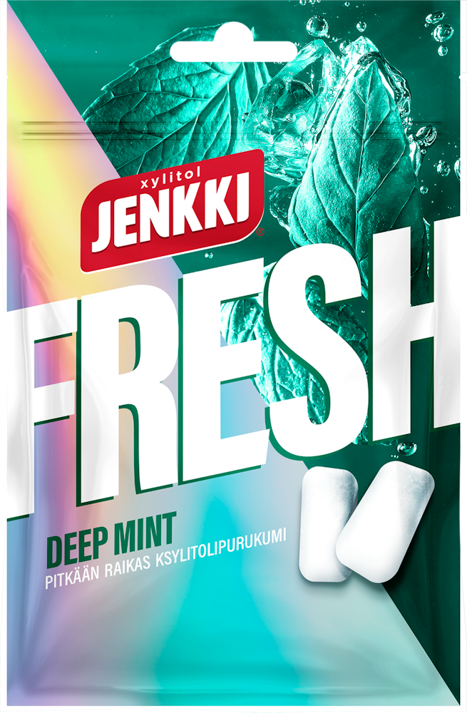 Jenkki Fresh Deep Mint purukumi 35g - HoReCa-tukku Kespro