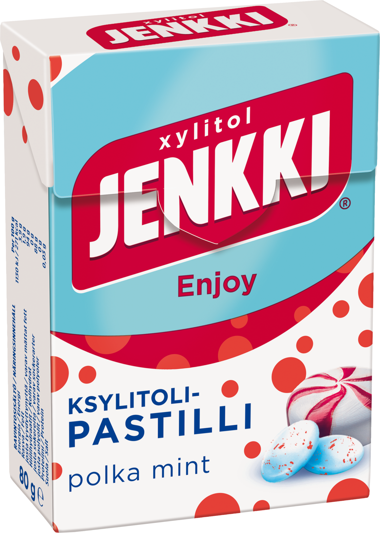 Jenkki Enjoy Polkamint ksylitolipastilli 80g