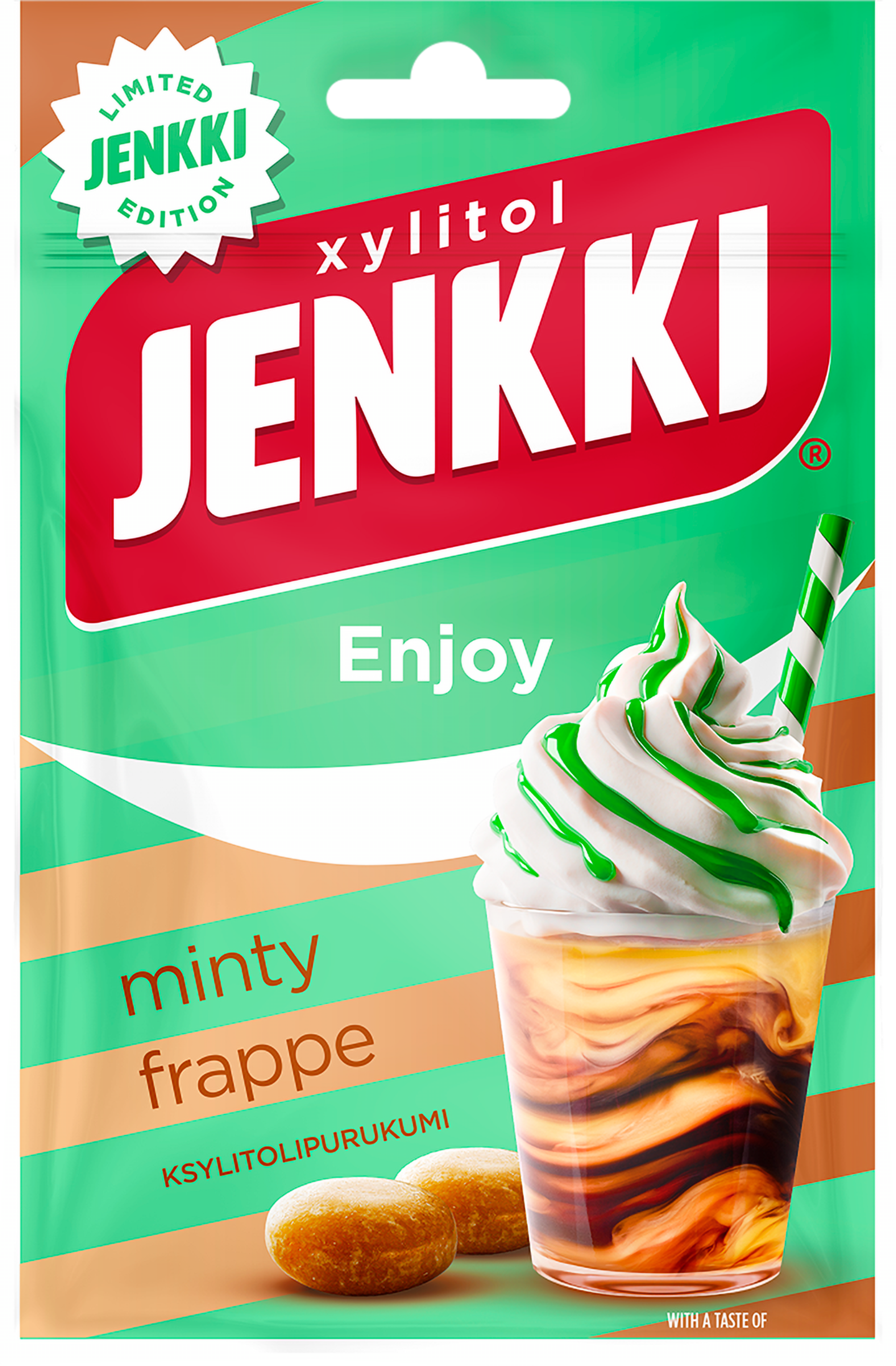 Jenkki Enjoy Minty Frappe ksylitolipurukumi 35g