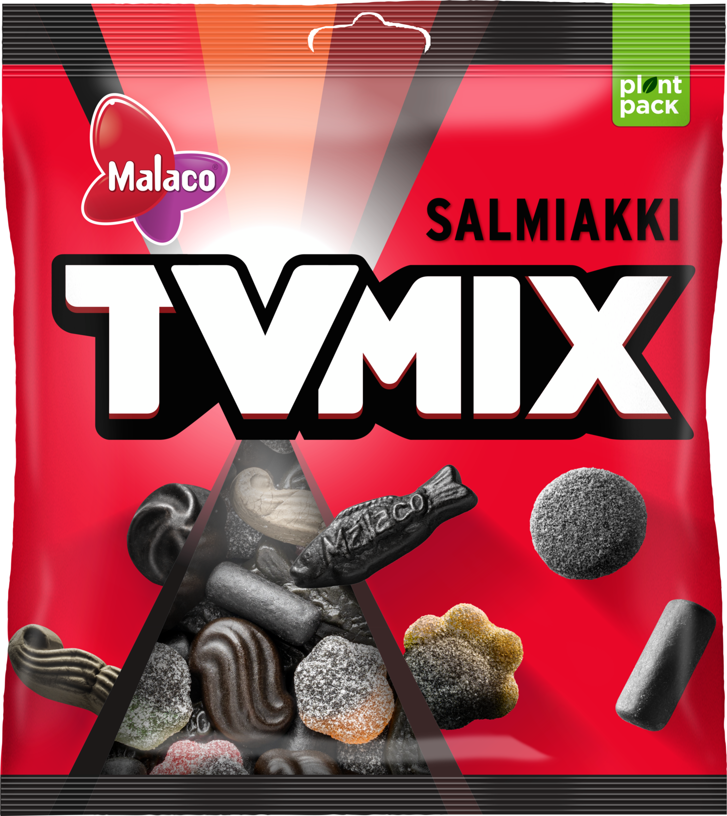 Malaco TV Mix pussi 280g salmiakki DIS