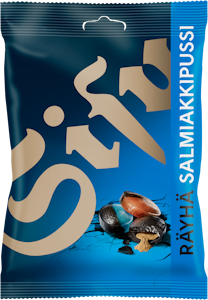 Sisu Räyhä Salmiakkipussi makeissekoitus 160g