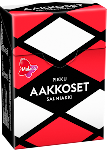 Malaco Pikku Aakkoset Salmiakki pastilli 75g