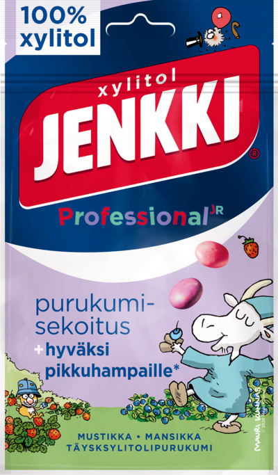 Jenkki Professional JR Herra Hakkarainen täysksylitolipurukumisekoitus 75g