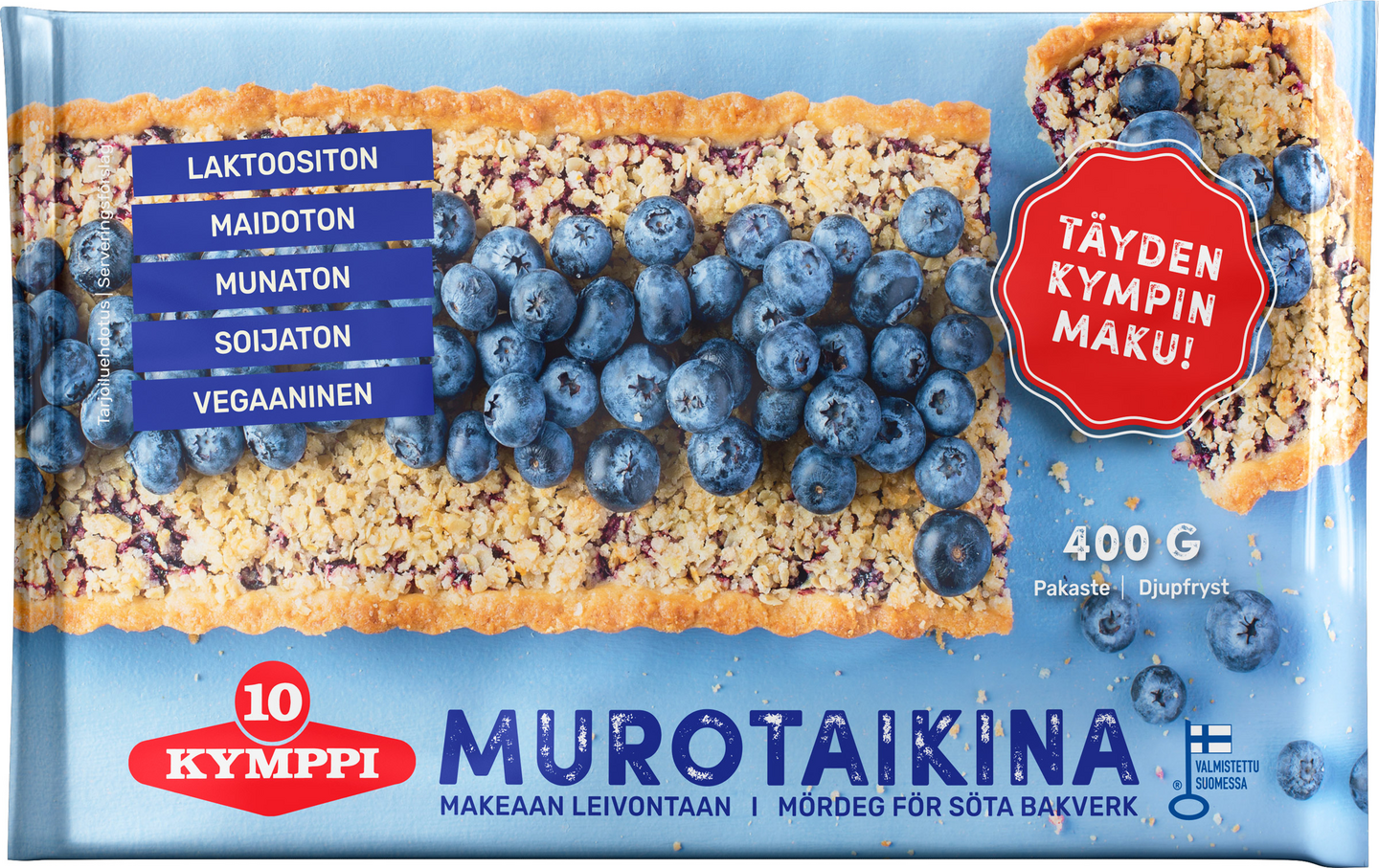 Kymppi murotaikina 400g pakaste