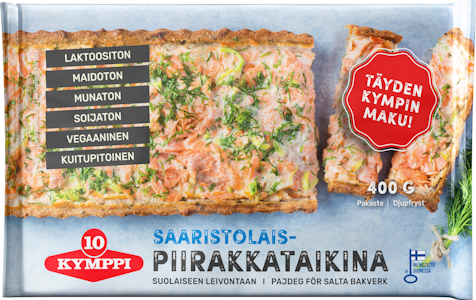 Kymppi saaristopiirakkataikina 400g pakaste