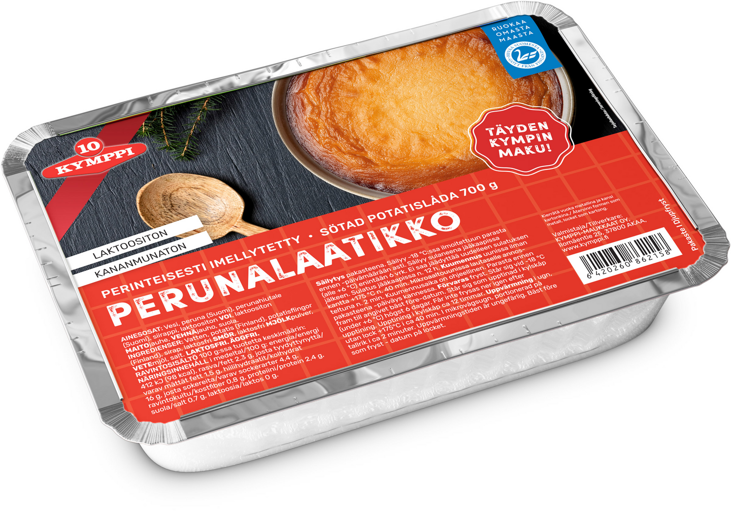 Kymppi imelletty perunalaatikko kypsä pakaste 700g