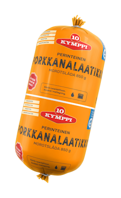 Kymppi Porkkanalaatikko raakapakaste 850g