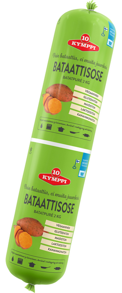 Kymppi Bataattisose 2kg maidoton raakapakaste