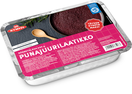 Kymppi punajuurilaatikko 630g kypsä pakaste