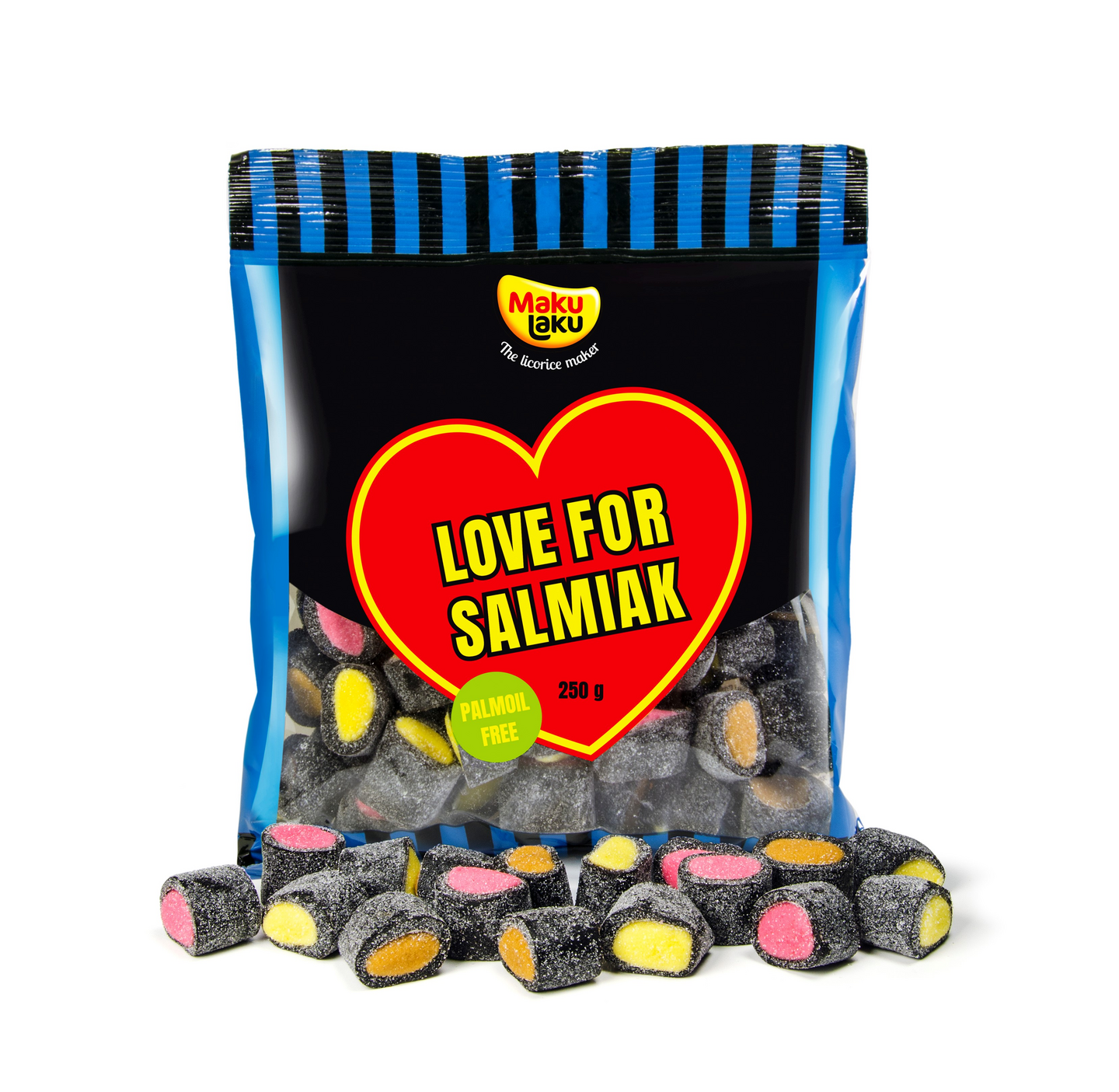 Makulaku Love for Salmiak salmiakkilakritsisekoitus 250g